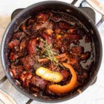 Pepperpot served in a pot