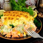 Fisherman’s Pie served on a plate